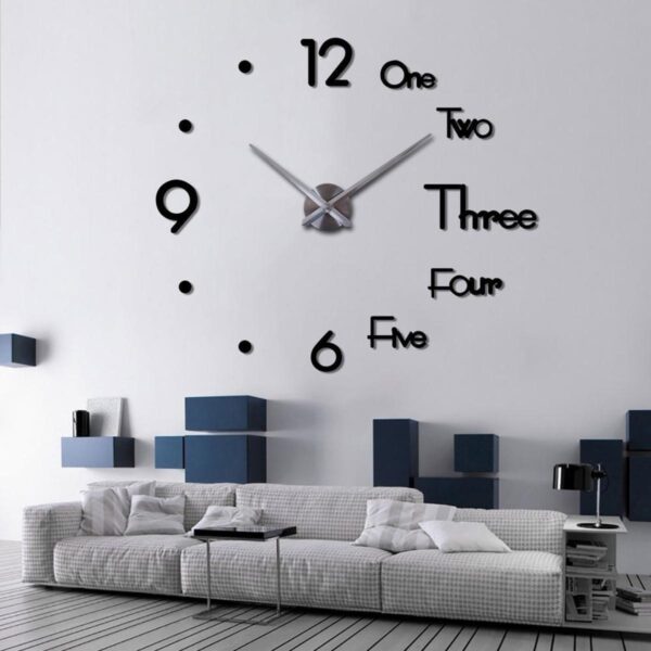 3d wall clock, 3d wall clock digital, 3d wall clock price in Bangladesh, decorative 3d wall clock