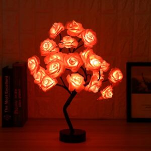 24 LED Rose Flower Tree Lamp