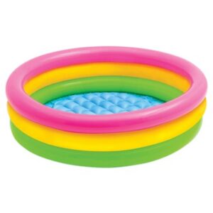Baby Bath Tub / Baby Swimming Pool With Pumper (24x8 Inch) – Multicolor